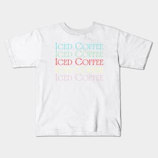 Colors Iced Coffee Kids T-Shirt